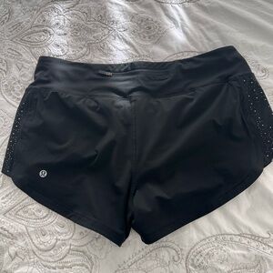 Lululemon Athletica Black Performance Athletic Shorts